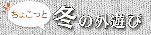 冬のちょこっと外遊び