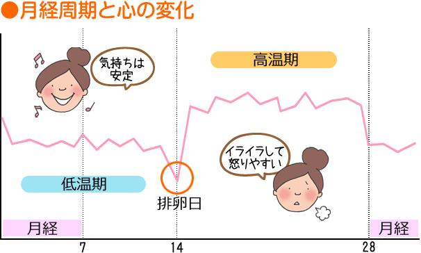 月経周期と心の変化